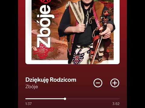 Zbóje- Dziękuję rodzicom