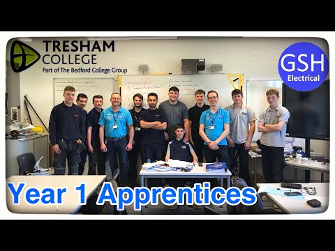 City and Guild 5357 Electrical Apprentices are Back. Steel Trunking Exercise in the Workshop