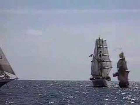 The Tall Ships Races 2007 Start of A Class Stockholm