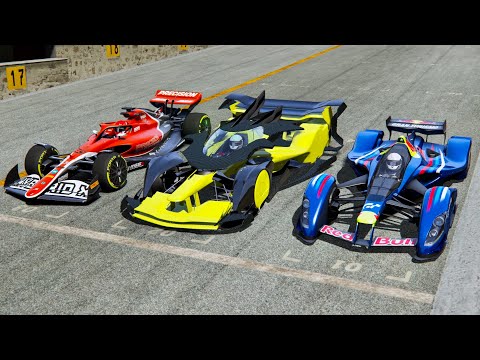 Red Bull VISION X 2030 vs Red Bull X2010 vs Formula X Hybrid at Highlands