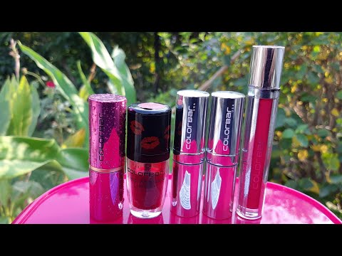Top 5 matte lipstick from colorbar review & swatches, best lipstick for brides, bridal lipsticks Video