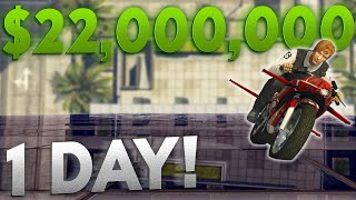 $22,000,000 SOLO IN 1 DAY LEGIT! GTA Online