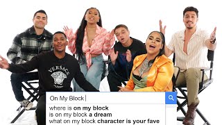 On My Block Cast Answer the Web&#39;s Most Searched Questions | WIRED