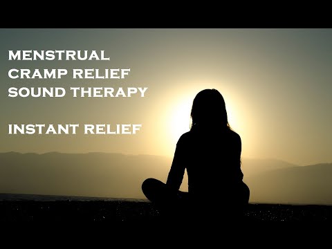 Menstrual Cramp Relief | Sound Therapy | Binaural Beat Frequency | Healing Music | Instant Relief
