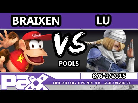 S@P - Braixen (Diddy) Vs. Lu (Sheik) SSB4 Pools - Smash Wii U - Smash 4