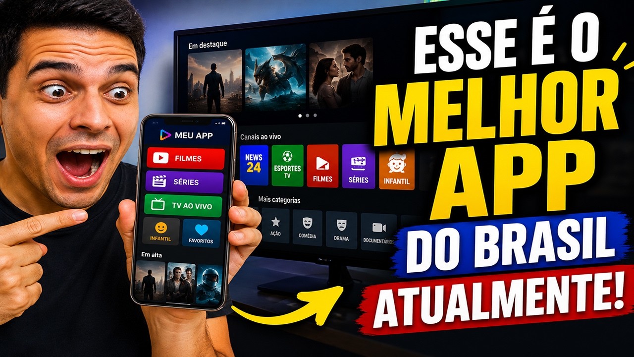 🔥 NOVO APP PARA VER FILMES, SÉRIES E TV AO VIVO EM 2026! MUITO COMPLETO!