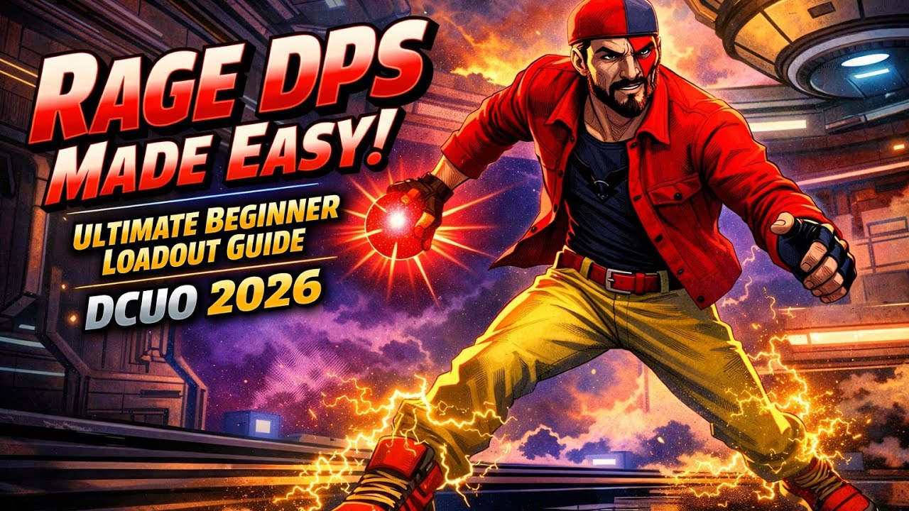 Rage DPS Made EASY! Ultimate Beginner Loadout Guide (DCUO 2026)