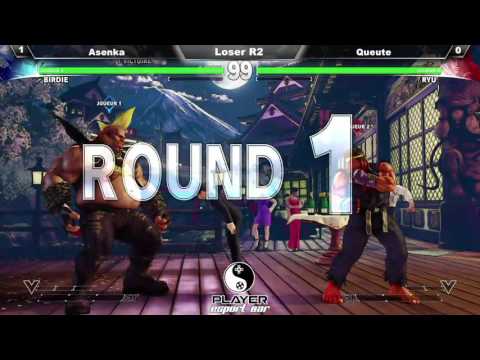 Player eSport Bar Opening Event - SFV - Semi Loser B - Asenka (Birdie) Vs Queute (Ryu)