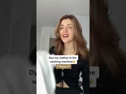 Dyeing My  Clothes in 😳WASHING MASHINE 😳 why did I do this …. ❤️ Ange Cope
