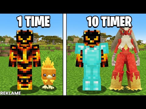 Jeg Fik En Pokémon I Level 100 I Minecraft!