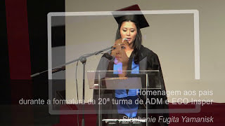 Discurso de homenagem aos pais na 20ª Formatura do Insper