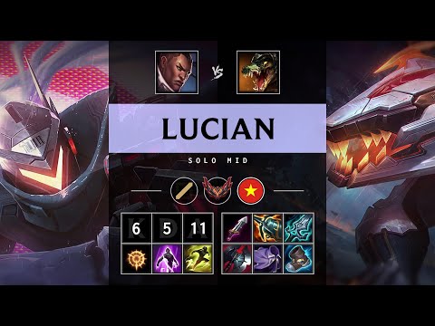 Lucian Mid vs Renekton - VN Grandmaster Patch 25.14