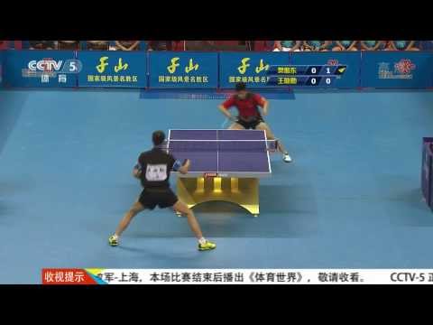2013 Chinese National Games MT-F (3): Fan Zhendong - Wang Liqin (full match|short form in HD)