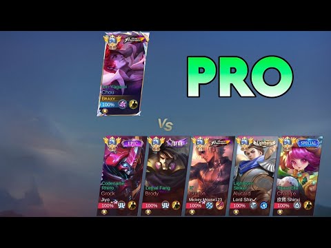 TOP GLOBAL CHOU VS 5 SUPREME PLAYERS | WHO  WILL WIN!? - MLBB