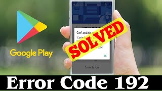 [SOLVED] How to Fix Error 192 Code Problem (100% Working)