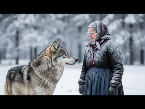 Eine 80-jährige Witwe rettet einen Wolf in der eisigen Kälte von minus 71 Grad