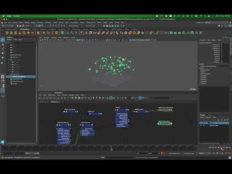 #Bifrost : Bifrost to Instancer / Mash
