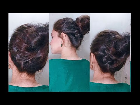 Download easy messy bun hairstlyle deepika padukone 