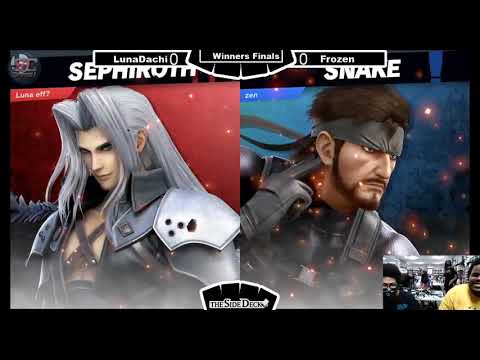 The Side Deck Smash #69 - LunaDachi (Sephiroth) VS Frozen (Snake) - SSBU Winners Finals