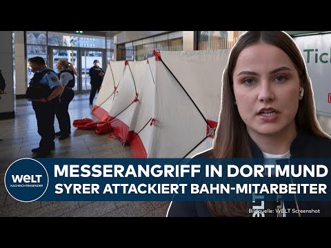 DORTMUND: Messerangriff im Hauptbahnhof! Syrer sticht nach Streit auf Mitarbeiter der Bahn ein