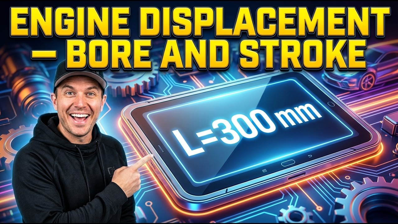 Engine Displacement Calculator — Bore and Stroke