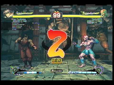 Guy (Kiryu Tsukimya) vs. Dhalsim (xemu0825)  SSF4AE HD