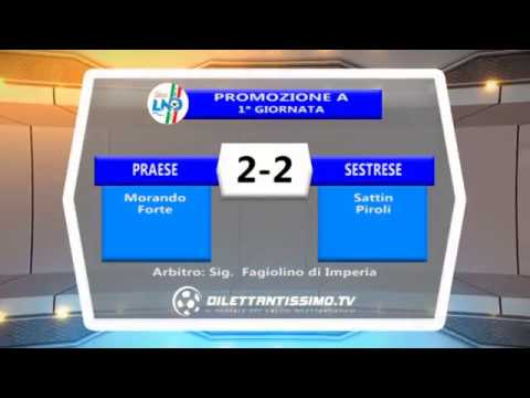 PRAESE  - SESTRESE 2- 2   PROMOZIONE Girone A  2^ Giornata
