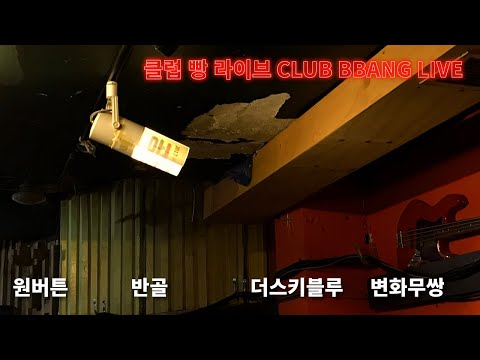 클럽 빵 라이브 '금요라이브' (원버튼, 반골, 더스키블루, 변화무쌍) CLUB BBANG LIVE🍞