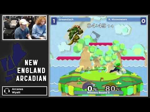NE Melee Arcadian 11 - Greenstach (Luigi) vs. Richard Nixonowser (Bowser) - SSBM WR3