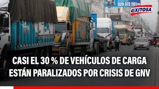 🔴🔵 Crisis del gas paraliza a transportistas: 30 % de camiones en Lima usa GNV, advierte dirigente