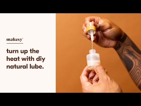 Part of a video titled how to make your own all natural flavored lube DIY date night