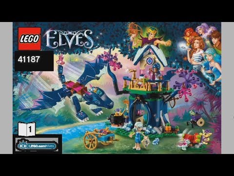 LEGO Elves 41187 Rosalyn's Healing Hideout - instruction timelapse