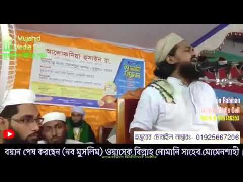 বজ্রকন্ঠে রক্তগরম করা বয়ান।নওমুসলিম ওয়াসেক বিল্লাহ নোমান?