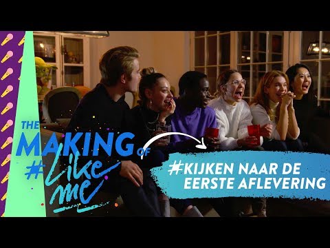 The Making of #LikeMe | The cast watches the very first episode together