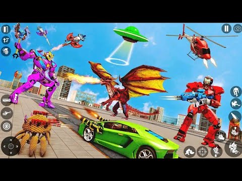 Dragon Robot Car Games 2023