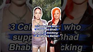 3 Celebrities who supported Bhad Bhabie&#39;s mocking of Alabama Barker.  #BhadBhabie #AlabamaBarker