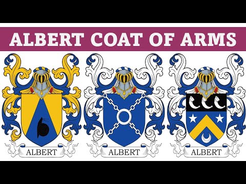 Albert Coat of Arms (2 of 3) & Family Crest - Symbols, Bearers, History