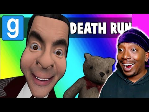 Reaction To Gmod Death Run - Mr. Beast Challenge Map (Ft. Mr. Bean)