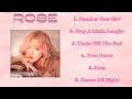 ROSE NEW SONGS 2024 PLAYLIST