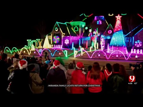 Miranda Family Lights Return For Holiday Season