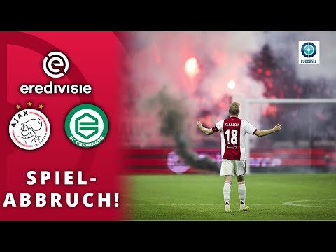 SPIELABBRUCH nach Pyro-Chaos für verstorbenen Fan! | Ajax Amsterdam - FC Groningen