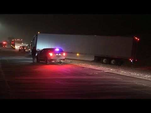 Burlington, CO Night I70 Snow Travel Hazards - 10/30/2019