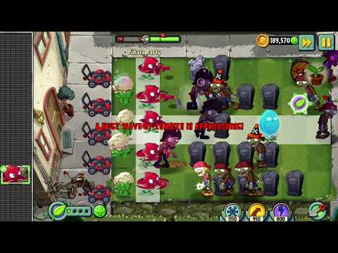 Plants vs Zombies 2 gameplay - Piñata Party - 4/8/2021