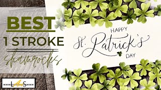 How to Paint St. Patrick's Day Clovers: Shamrocks with Watercolor! st patrick's day!