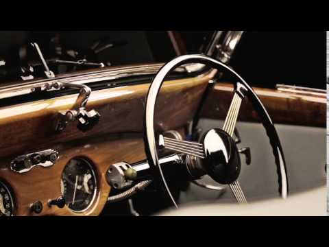 Delahaye 135 M Cabriolet Black blue luxury  retro car dark background