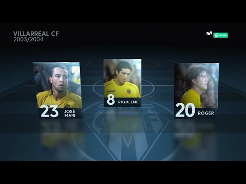 Recordando la plantilla histórica del Villarreal de la Temporada 2003/04