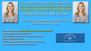 Communication & Confidence After Stroke: Practical Tools for Everyday Life, Shelby Bronfman, CCC-SLP