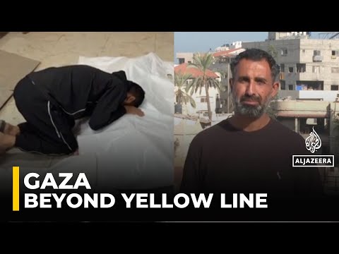 Israeli military conducts attacks beyond yellow line