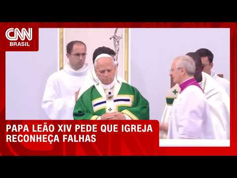 Papa Leão XIV pede que Igreja Católica admita as próprias falhas | CNN PRIME TIME
