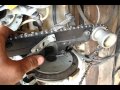 Заточка цепи бензопилы\Sharpening of chain's chainsaw 